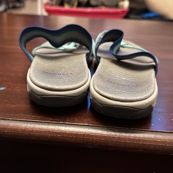Merrell gray and teal women’s sandals size 10 - Picture 4 of 5